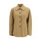 Beige Wool Oves Aries Full-Length Jacket