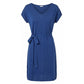 Blue Silk Women Dress