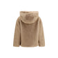 Beige Polyester Full-Length Jacket