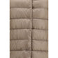 Beige Polyester Full-Length Jacket