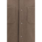Brown Polyester Jacket
