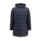 Black Polyamide Full-Length Jacket