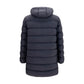Black Polyamide Full-Length Jacket