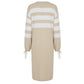 Beige Cotton Women Dress