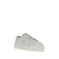 White Polyamide Platform Sneakers