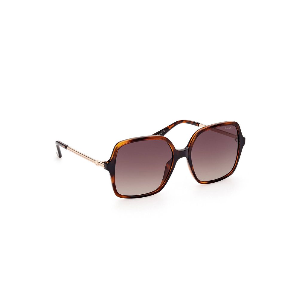 Brown Plastic Women Sunglass