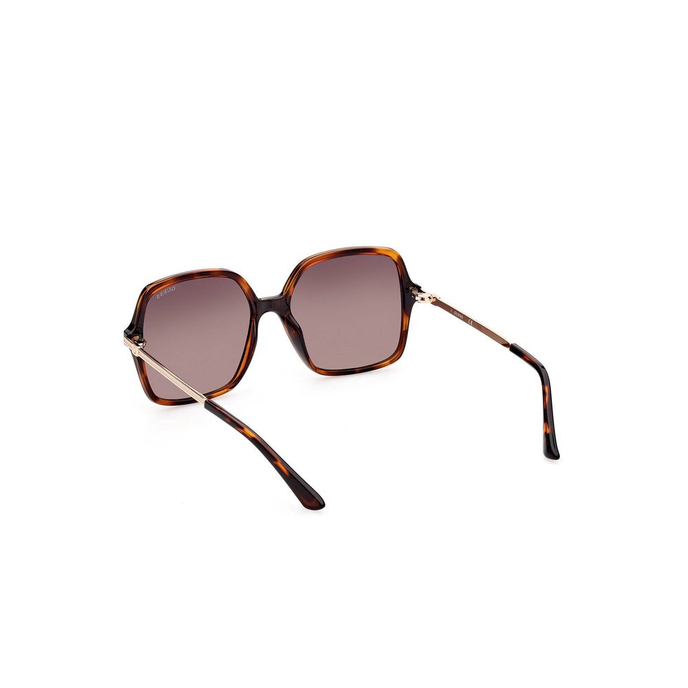 Brown Plastic Women Sunglass