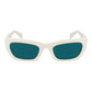 White Injected Sunglasses