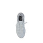 White Calf Leather Bos Taurus Platform Sneakers