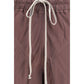 Brown Silk Casual Pants