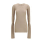 Beige Viscose Shirt