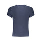 Blue Cotton Women's T-Shirt