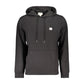 Black Cotton Men Hoodie