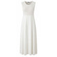White Silk Women Dress