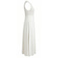 White Silk Women Dress