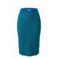 Blue Silk Women Skirt