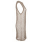 Beige Cotton Women Dress