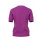 Purple Silk Blend Women Sweater