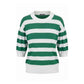 Green Cotton Women Sweater