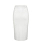 White Cotton Women Skirt