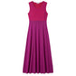 Purple Silk Women Dress