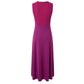 Purple Silk Women Dress