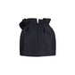 Black Wool Oves Aries Mini Skirt