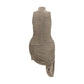 Beige Copper Cocktail Dress
