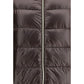 Brown Polyester Full-Length Jacket