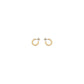 Gold Brass Earrings