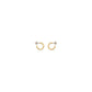 Gold Brass Earrings