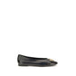 Black Calf Leather Bos Taurus Ballet Flats