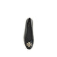 Black Calf Leather Bos Taurus Ballet Flats
