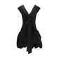 Black Cotton Cocktail Dress
