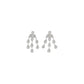 Silver Metal Earrings