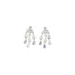 Silver Metal Earrings