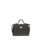 Black Calf Leather Bos Taurus Handbag