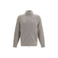 Gray Cashmere Cardigan