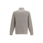 Gray Cashmere Cardigan
