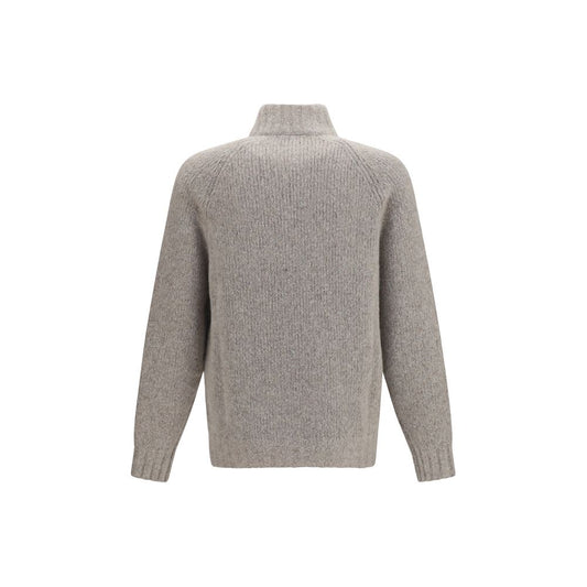 Gray Cashmere Cardigan