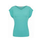 Light Blue Cotton Women Sweater