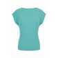 Light Blue Cotton Women Sweater