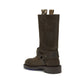 Brown Calf Leather Bos Taurus Lace-Up Boots