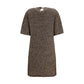 Brown Wool Oves Aries Casual Dress