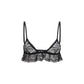 Black Cotton Bra