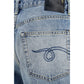 Blue Cotton Jeans Denim