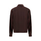 Brown Silk Dress Shirt