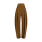 Brown Wool Oves Aries Casual Pants
