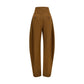 Brown Wool Oves Aries Casual Pants