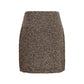 Brown Polyamide Mini Skirt